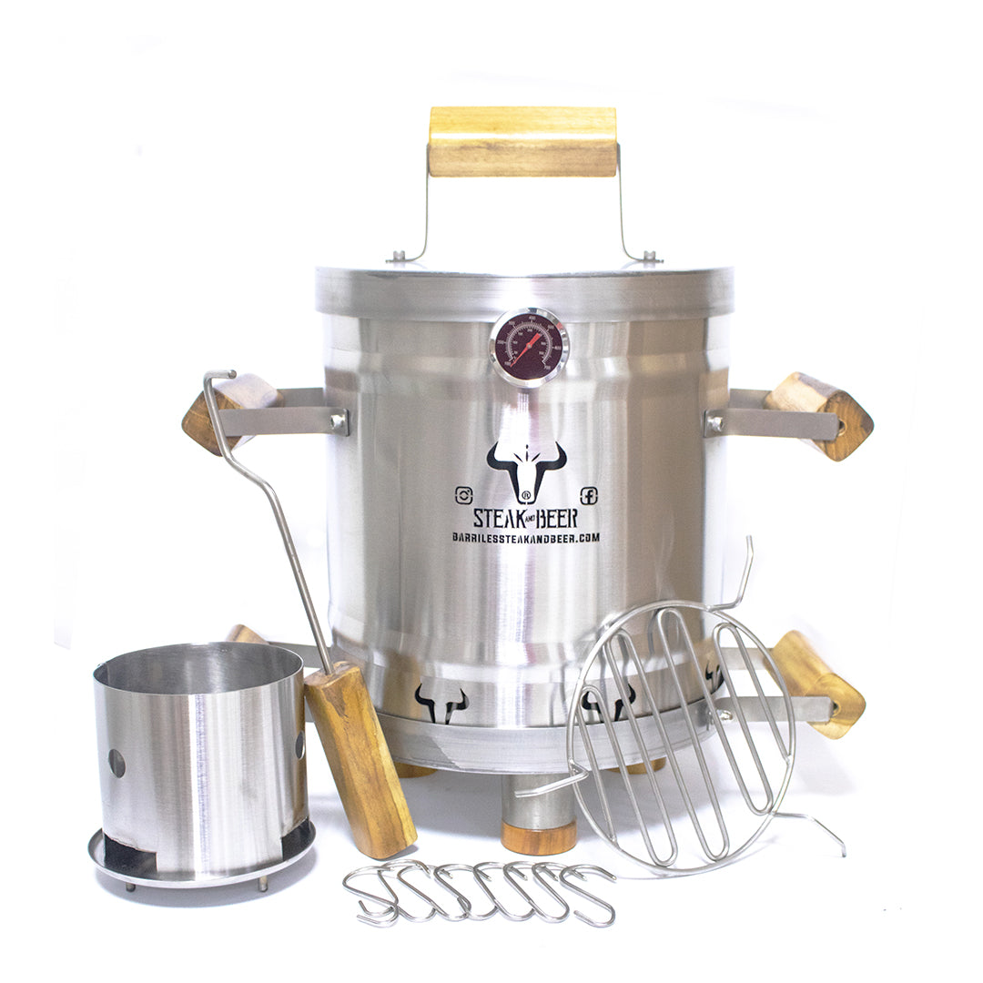 Barril Asador en Acero Inoxidable